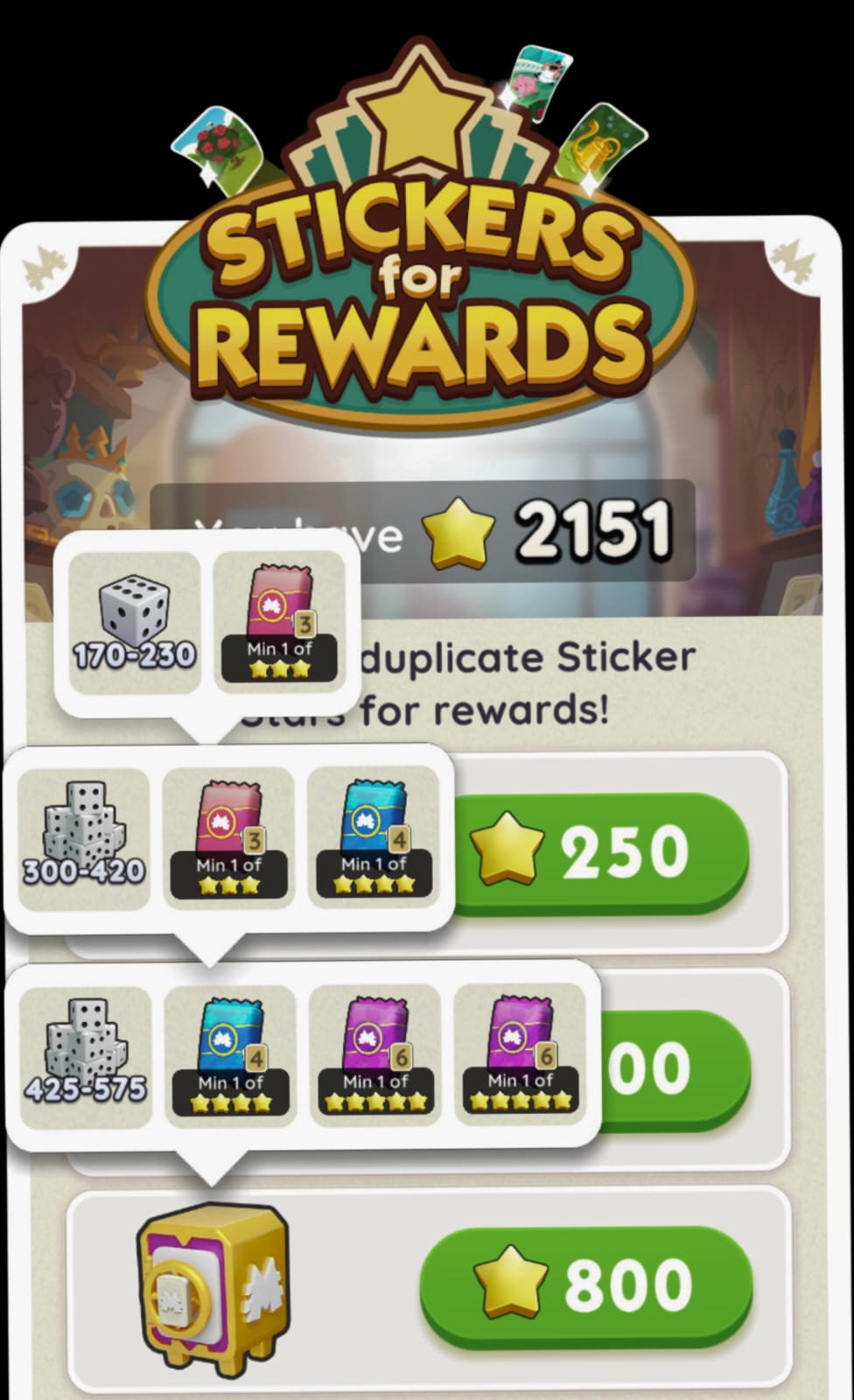 50 ⭐ Stars ( Random stickers)